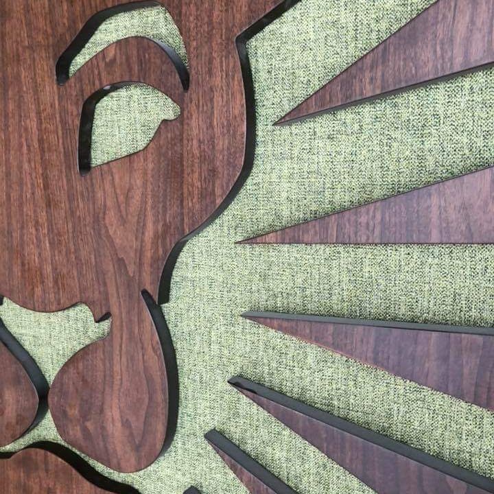 LION SIGN CUT BY CNC